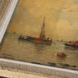 "Normandy, France" Framed Vintage Painting - Rug & Weave