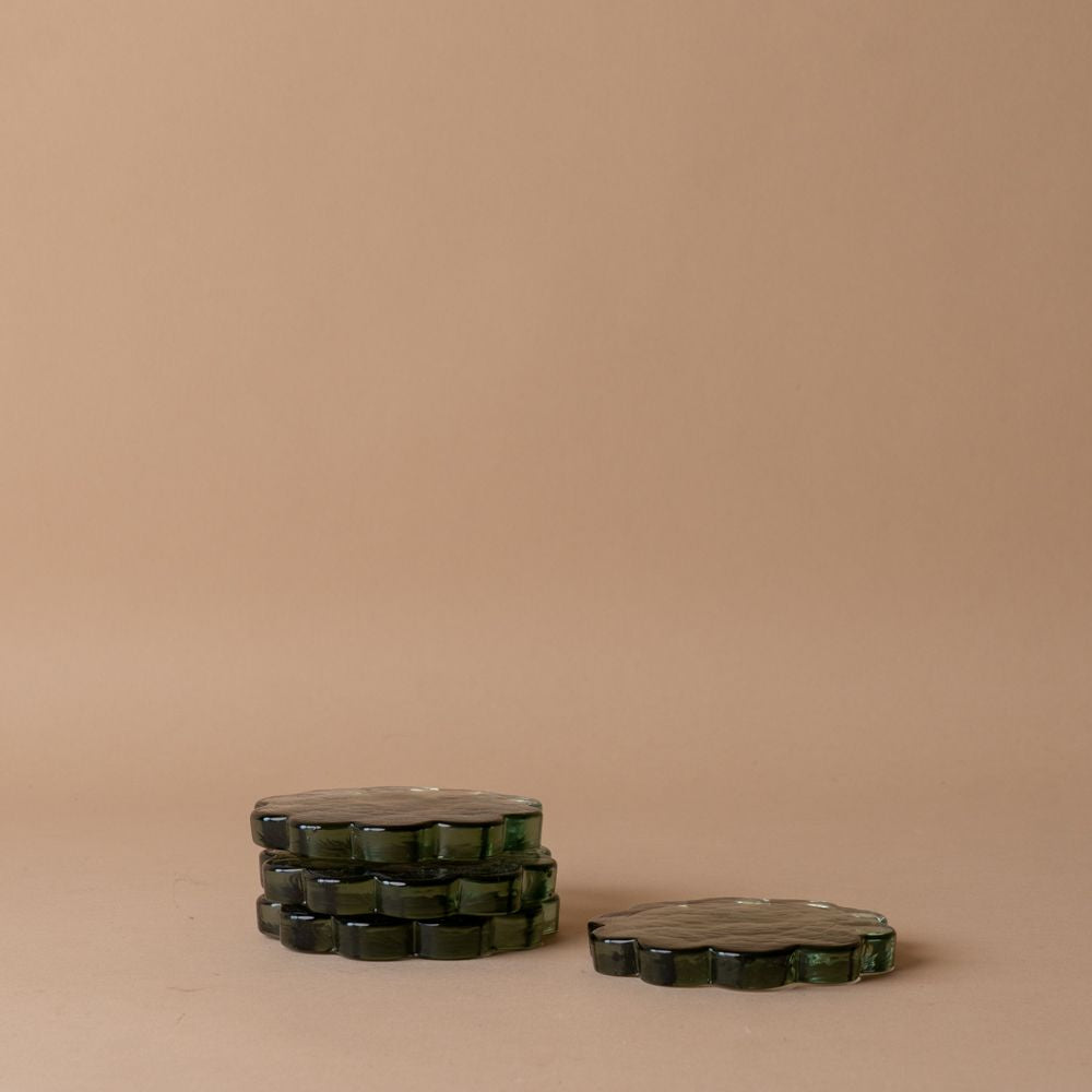 Petal Edge Coaster Set coaster set Rosha Living Inc (Faire)