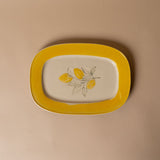 Stoneware Lemons Plate - Rug & Weave
