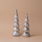 Silver Glass LED Holiday Tree