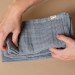 Blue Stripe Double Cloth Napkin - Rug & Weave