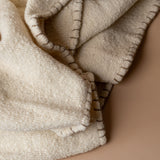 Boucle Stitch Throw Blanket