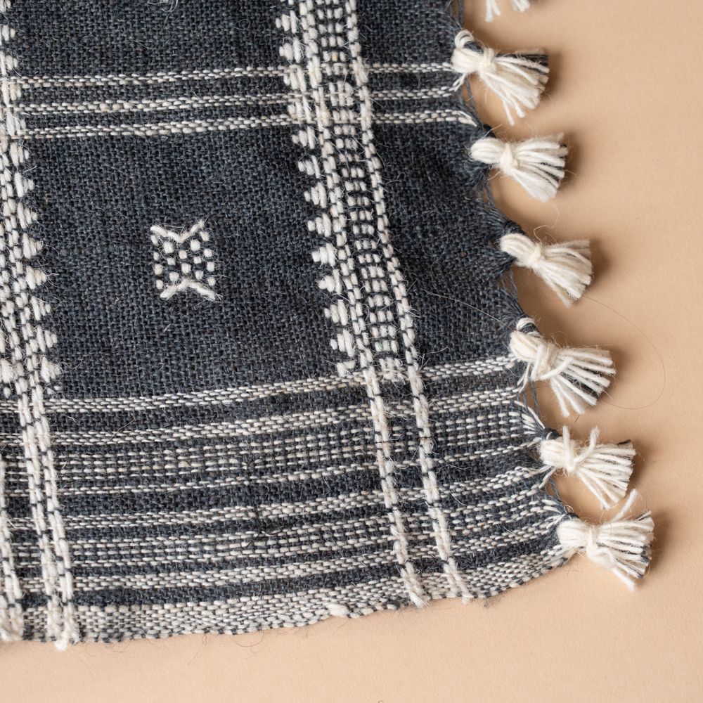Midnight Bhujodi Table Runner table runner Indaba