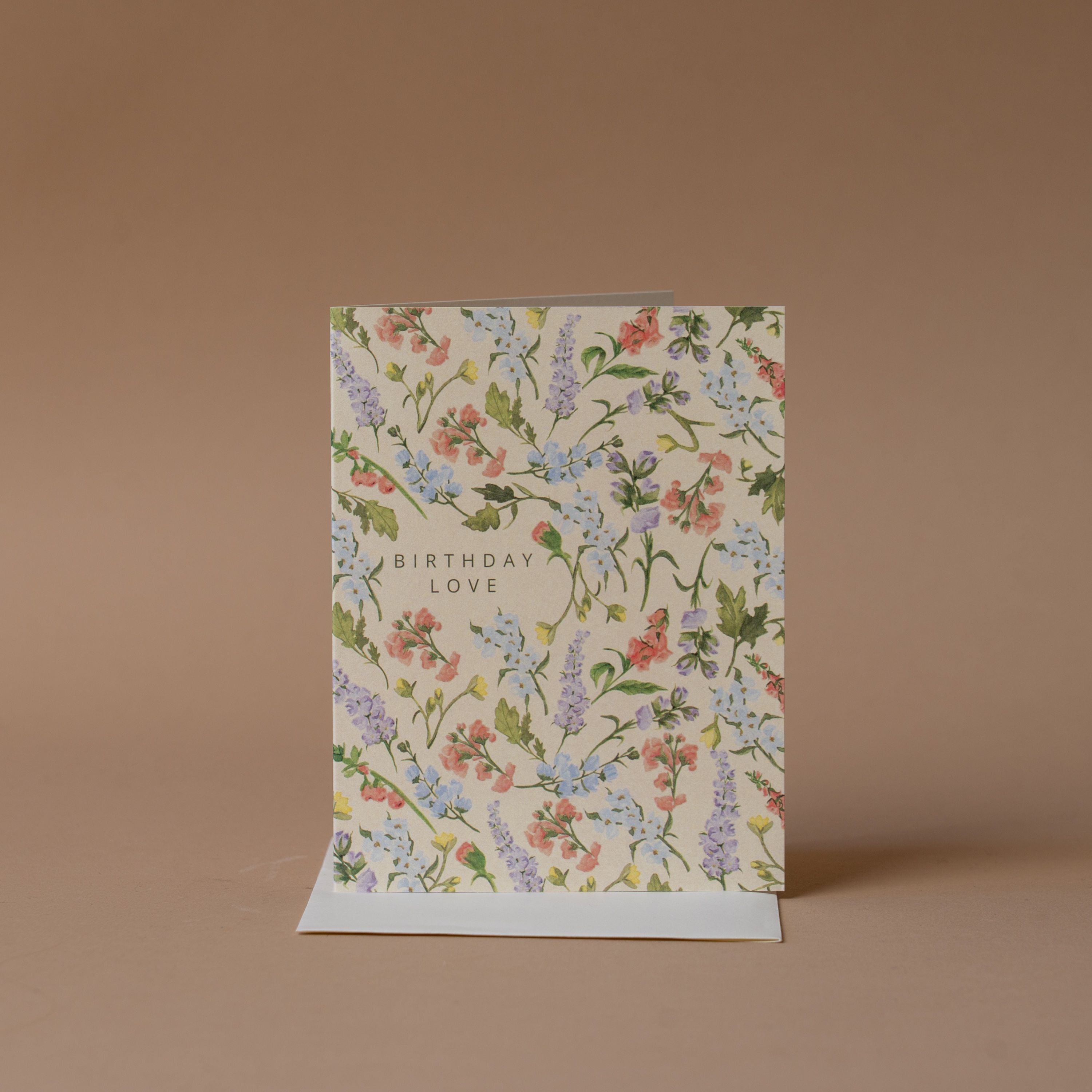 Birthday Love Floral Card greeting card Inkwell Cards (Faire)