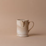 Antique French Ironstone Jug VINTAGE - pitcher Rug and Weave Ironstone Latte Pitcher