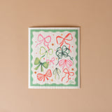 Holiday Bows Dishcloth