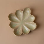 Stoneware Floral Dish with Reactive Glaze tray Creative Co-op (DYA)
