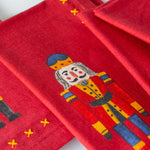 Red Nutcraker Printed Napkin Set - Rug & Weave