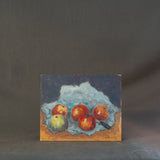 "Freshly Picked Apples" Vintage Painting - Rug & Weave