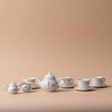 Porcelain Tea Set FINNBIRD - tea set FIRE THE IMAGINATION