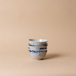 Vintage Blue Painted Bowl 0-VINTAGE-bowl Hauer Market