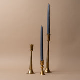 Antiqued Brass Tulip Candle Holder candle holder Accents De Ville (ShopZio)