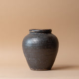 Blackened Terracotta Vase