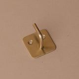Brass Plate Single Wall Hook wall hook Fog Linen Work