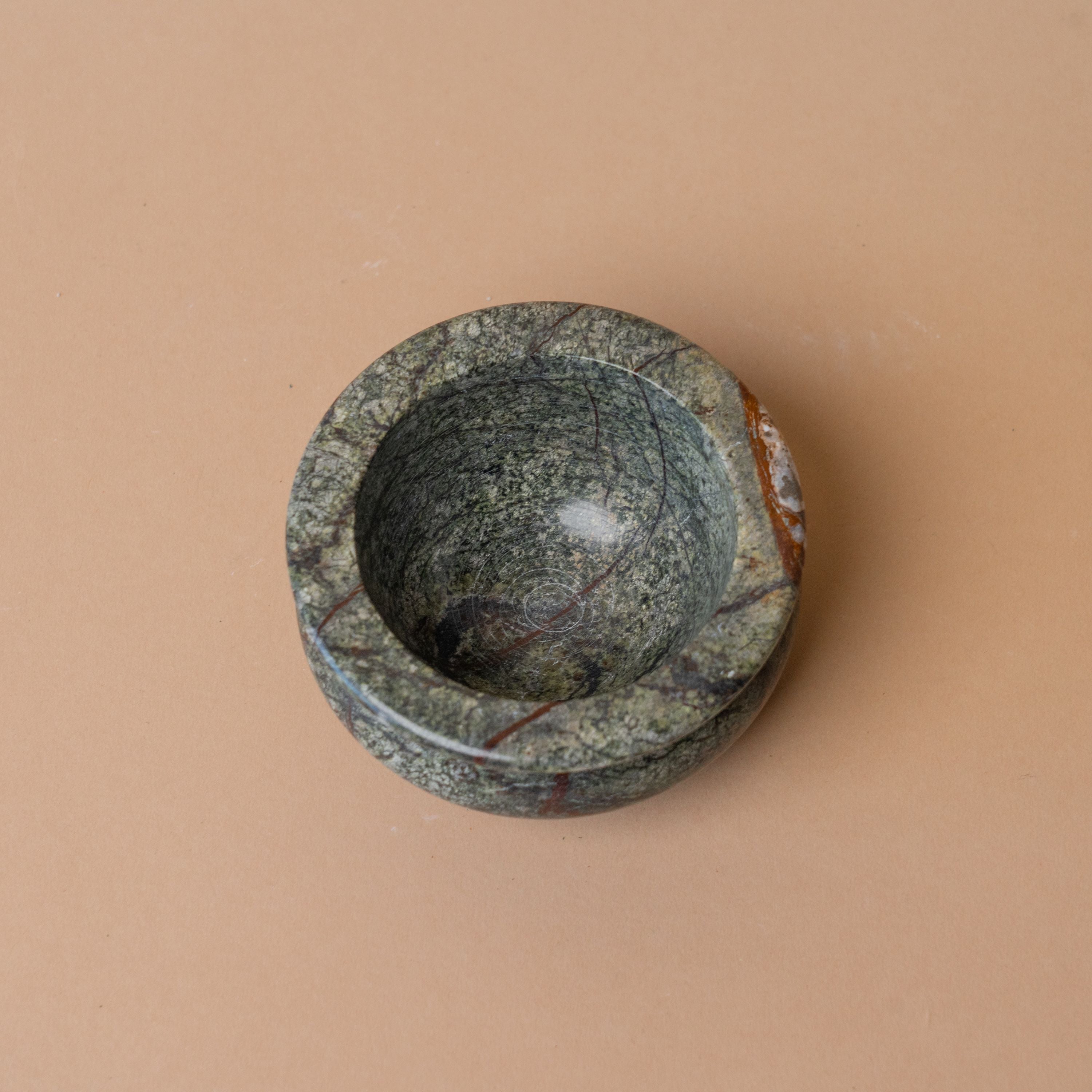 Olive Marbled Dish dish Luxe B Co (Faire)