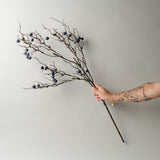 Faux Blue Berry Twig Spray