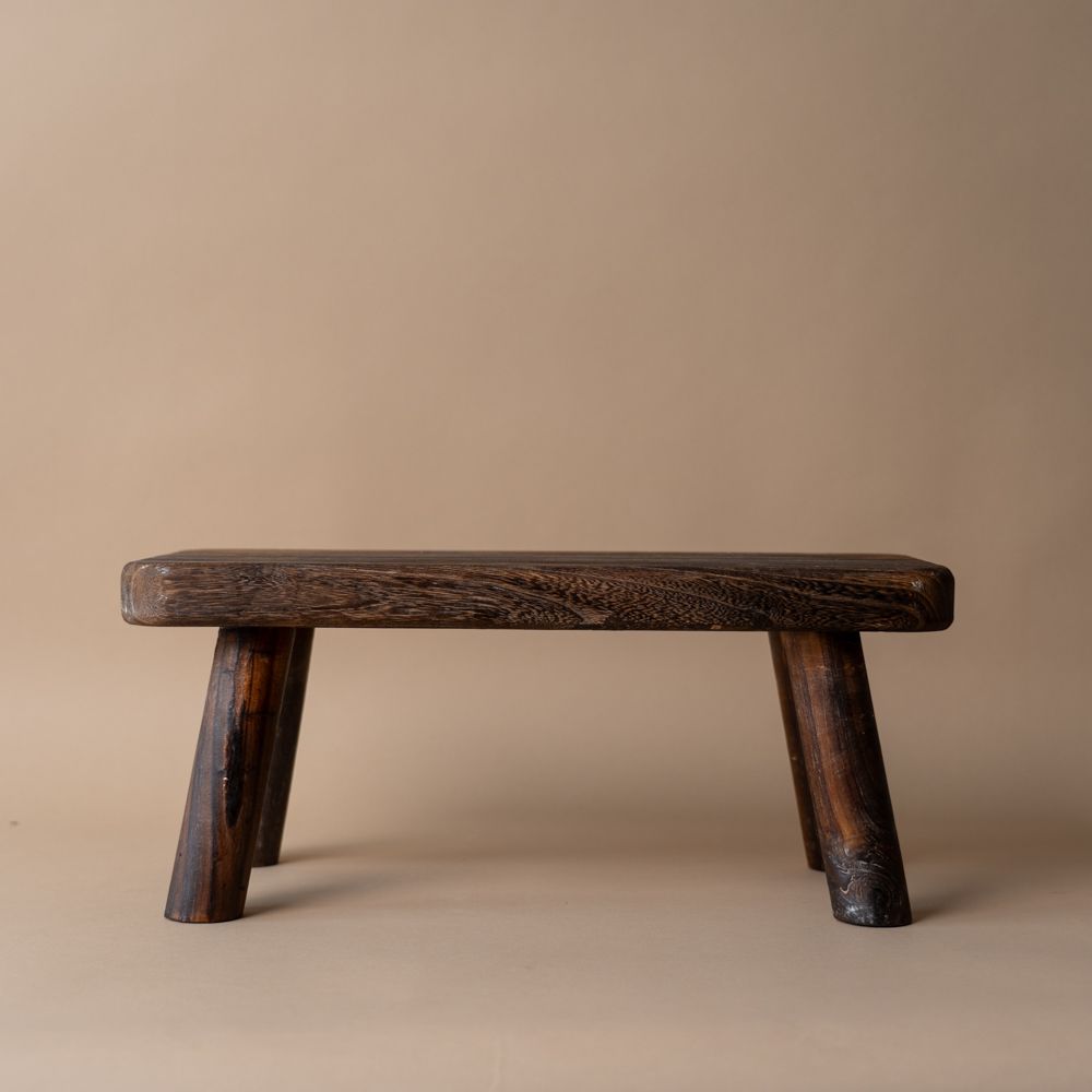 Tall Wood Riser riser Bacon Basketware (Faire)