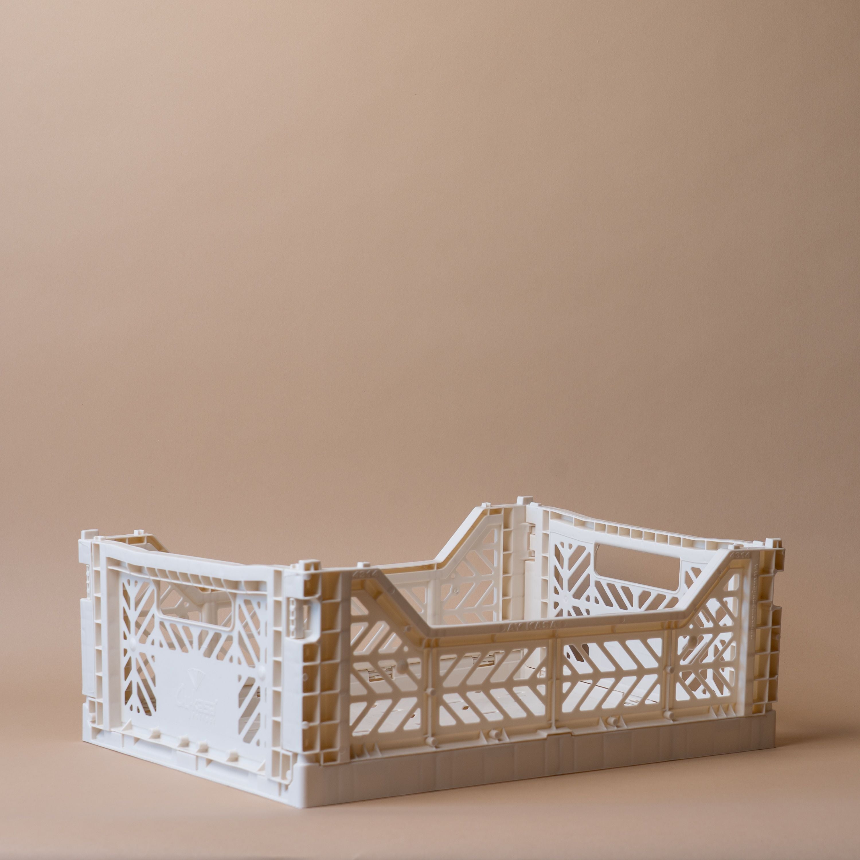 Coconut Milk Folding Crate crate Aykasa