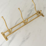 Triple Gold Wall Hook - Rug & Weave