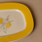 Stoneware Lemons Plate - Rug & Weave