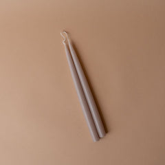 Classic 12" Taper Candles candle set Old Country Design (ShopZio) Flax