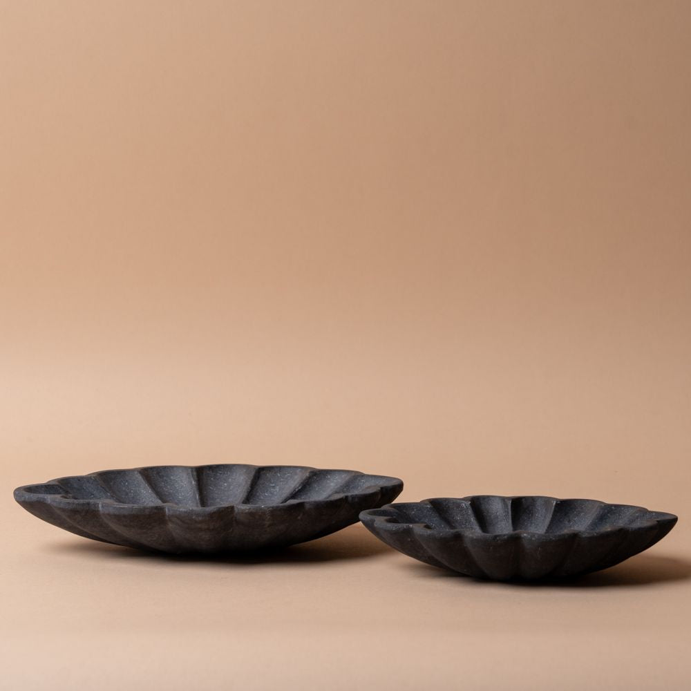 Grey Marble Daisy Dish dish Indaba