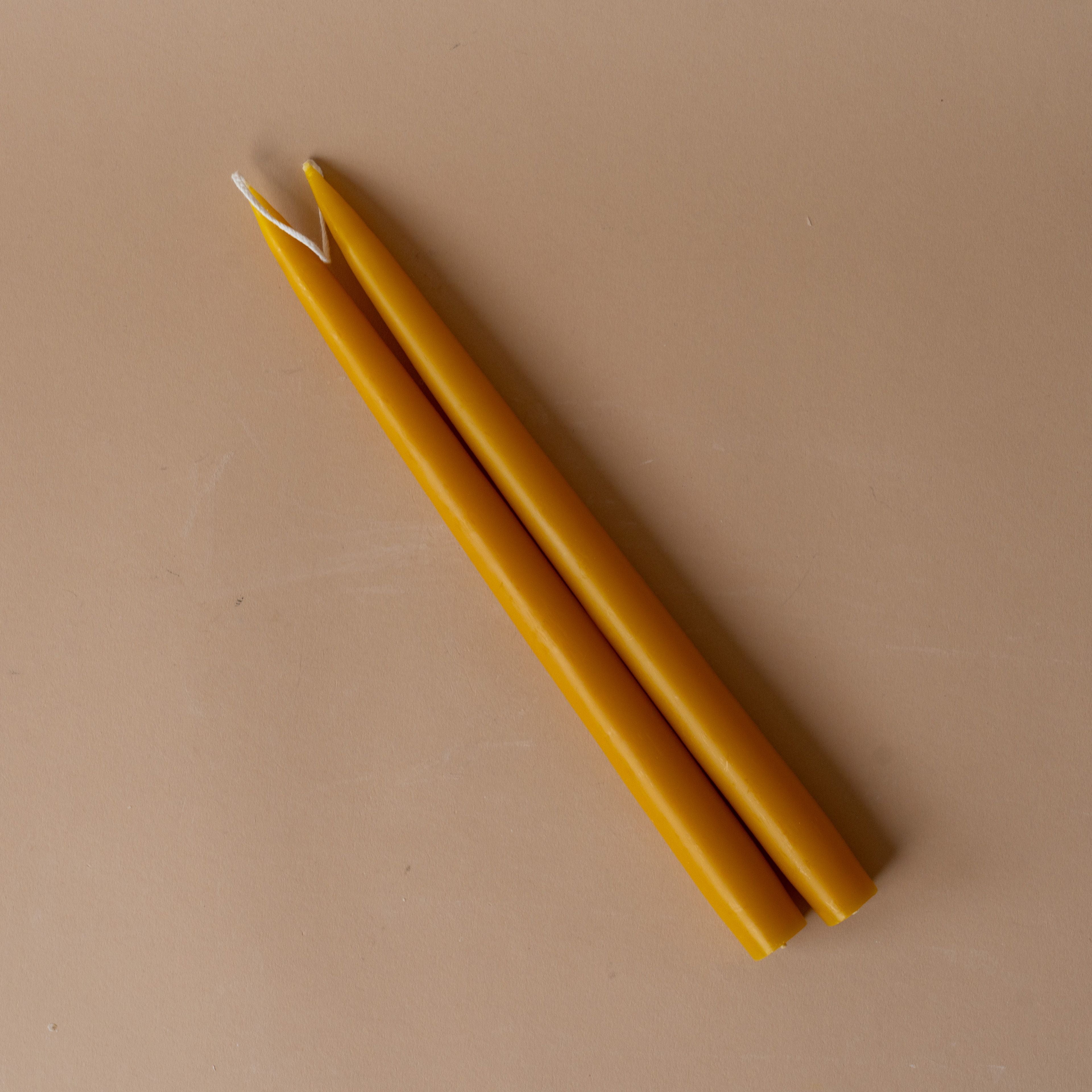 Classic 12" Taper Candles candle set Old Country Design (ShopZio) Honey