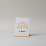 Welcome Rainbow Card greeting card Amy Rae Maker (Faire)