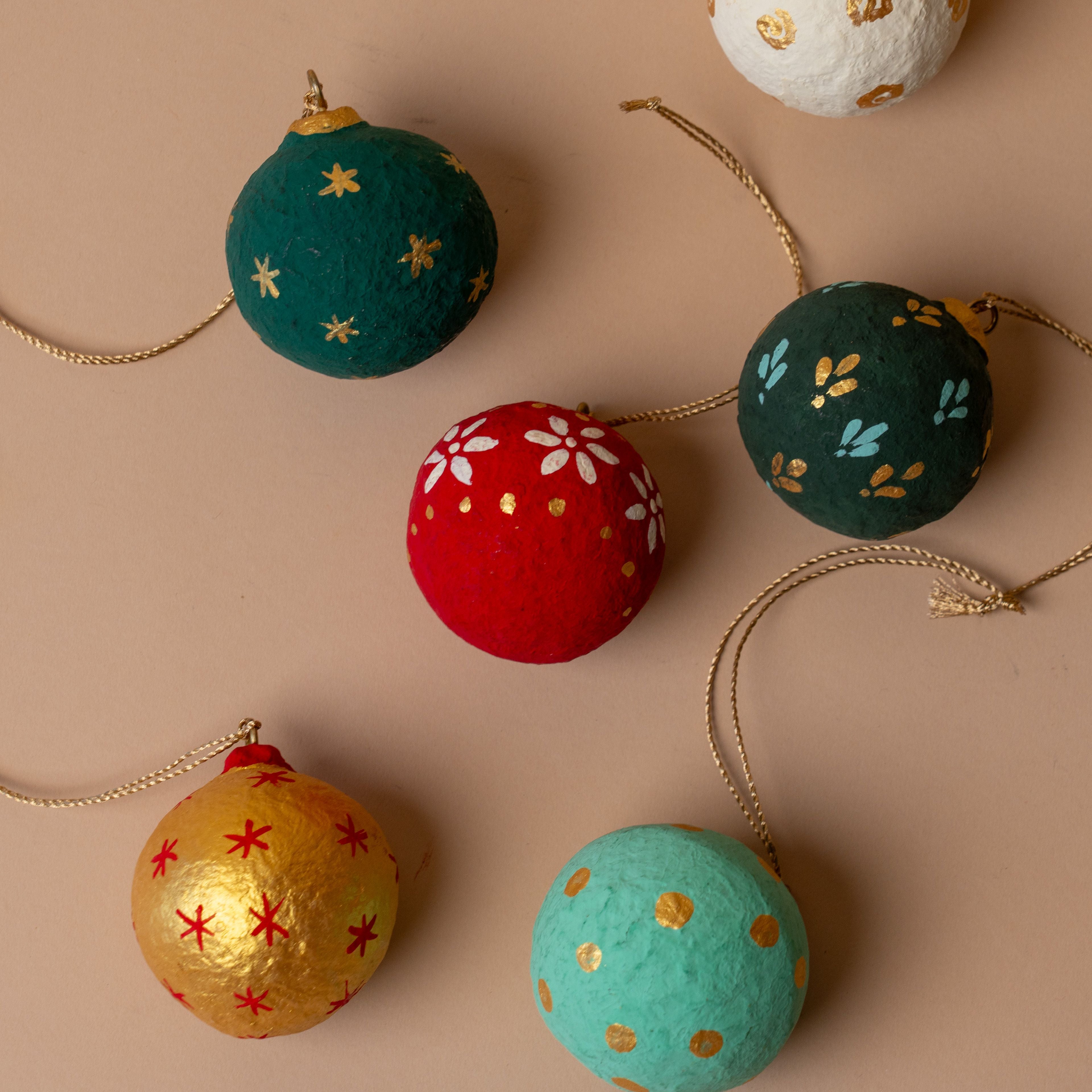 Handmade Paper Mache Sphere - Small – view 2