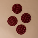 Grid Pattern Coaster Set coaster set One & Only Paper (Faire)