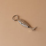 Nickel Plated Fish Bottle Opener