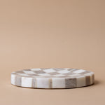 Marble Check Serving Tray tray Creative Co-op (DYA)