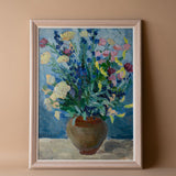 "Florals" Framed Vintage Painting ARTWORK - vintage painting Hauer Market
