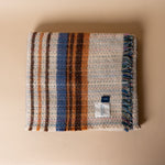 Recycled Wool Throw Blanket Blanket Atlantic Blankets (Faire) Yellow Stripe