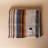 Recycled Wool Throw Blanket Blanket Atlantic Blankets (Faire) Yellow Stripe