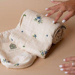 Blueberry Pattern Muslin Quilt FINNBIRD - blanket House of Elia (Faire)