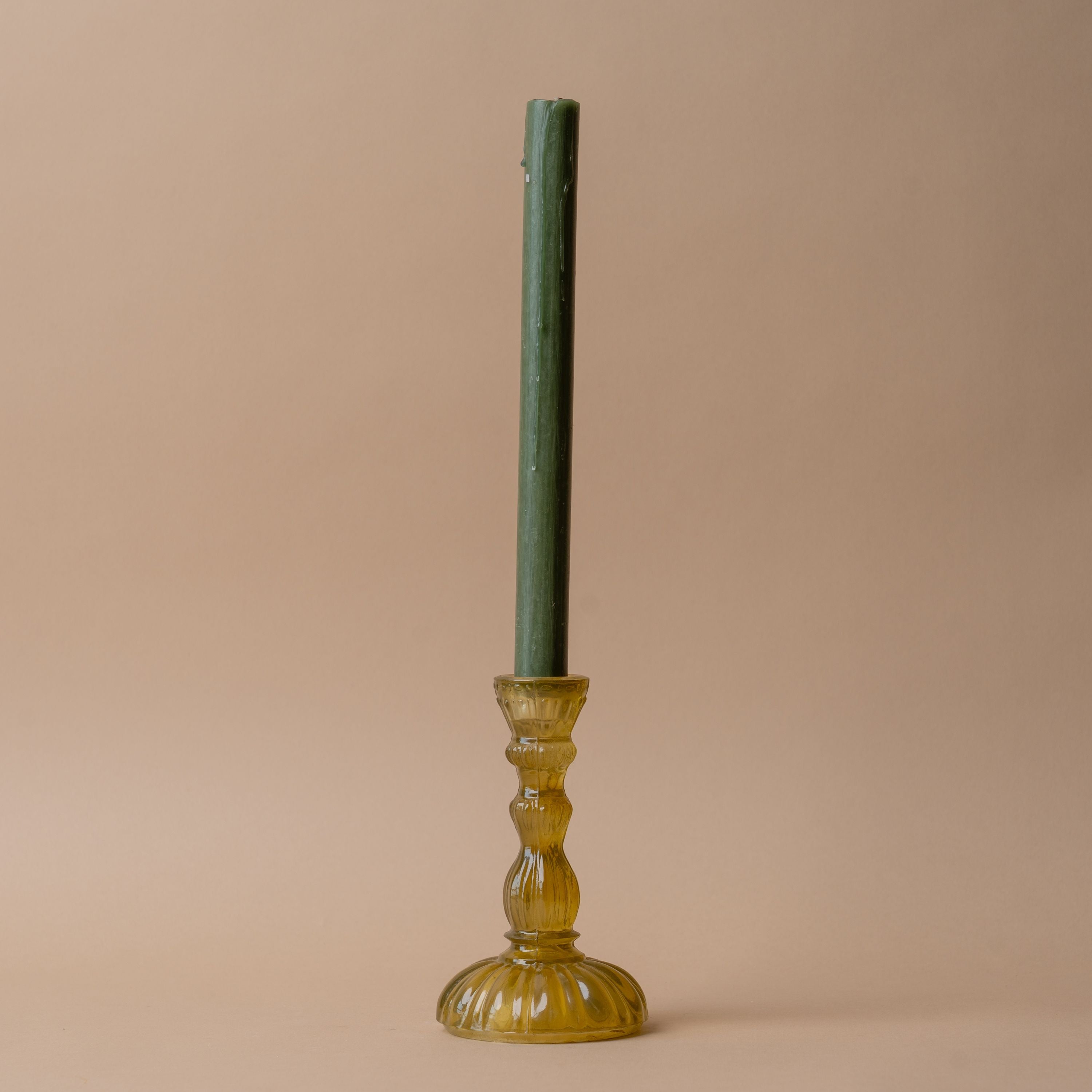 Embossed Recycled Glass Candle Holder candle holder Creative Co-op (DYA)