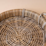 Roll Top Rattan Tray tray Bacon Basketware (Faire)