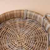 Roll Top Rattan Tray tray Bacon Basketware (Faire)