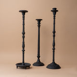 Thames Hand-Forged Cast Iron Candle Holder