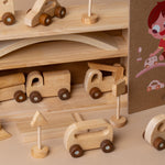 Wooden Vehicle Play Set FINNBIRD - toy QToysUSA (Faire)