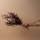 Faux Burgundy Willow Spray