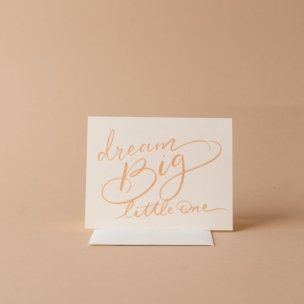Dream Big Little One Card greeting card Inkwell Cards (Faire)