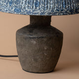Blue Floral Table Lamp