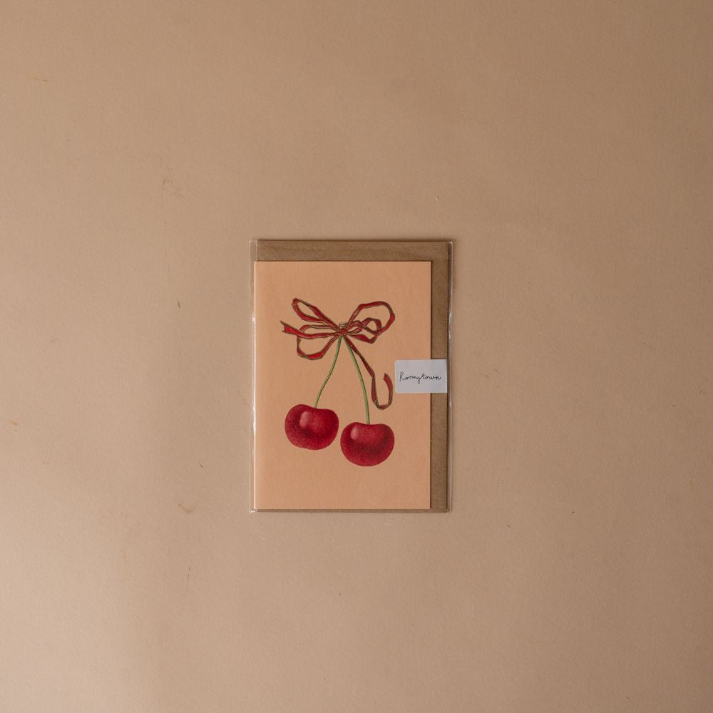 Cherries Greeting Card greeting card Roomytown Inc (Faire)