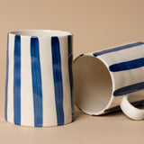 Hand-Painted Stripe Mug