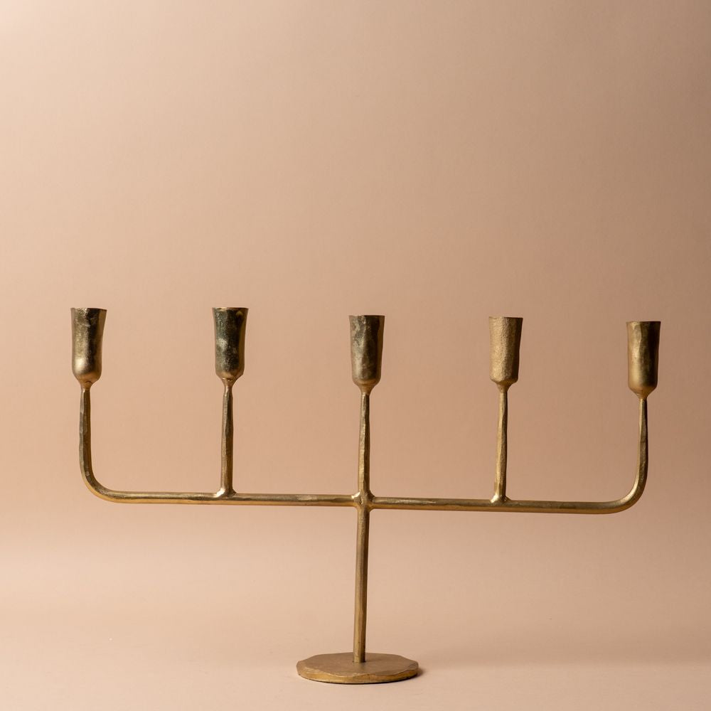 Hand Forged Candelabra candle holder Indaba