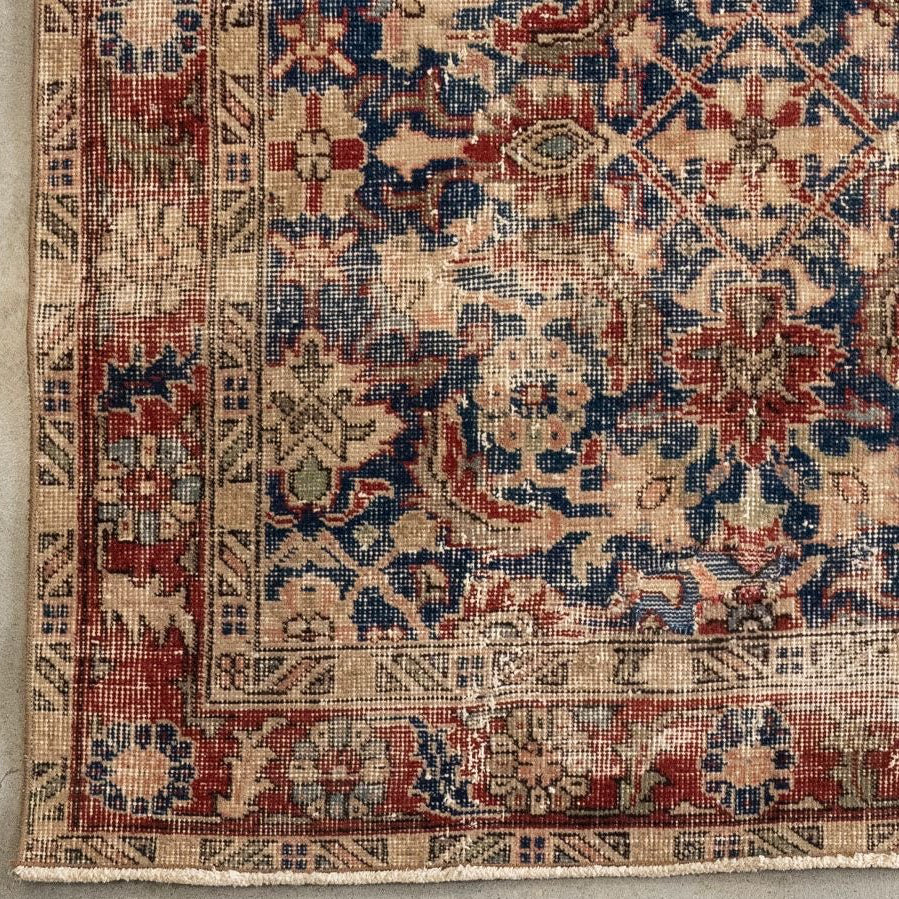 4' x 6'5" Vintage Turkish Oushak Rug VINTAGE - rug Rug & Weave Rugs