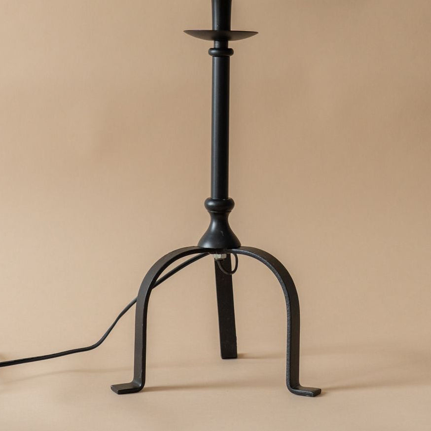 Primitive Table Lamp (Base & Shade Sold Separately) Table Lamps Home Collections by Raghu (Faire) Metal Base