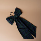 Green Plaid Bow Ornament